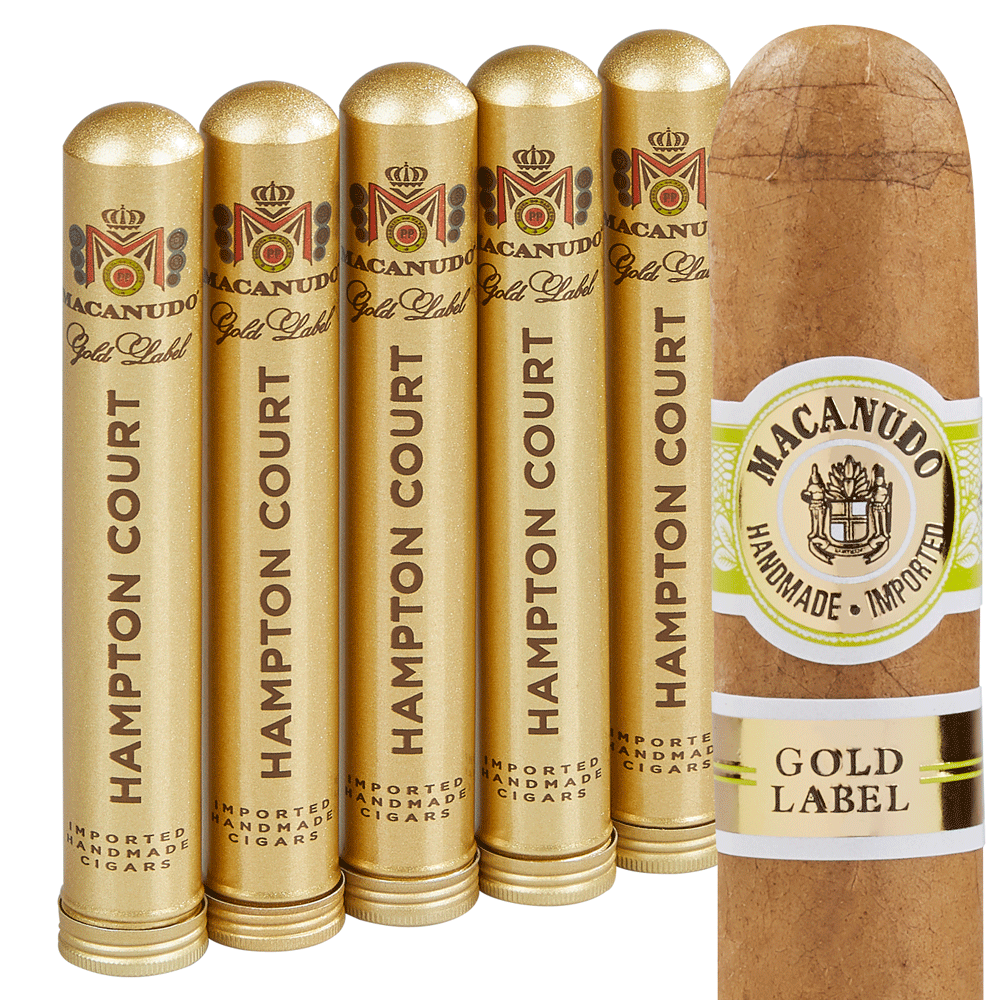 Macanudo Gold | Hampton Court (Tubo) | Pack of 5