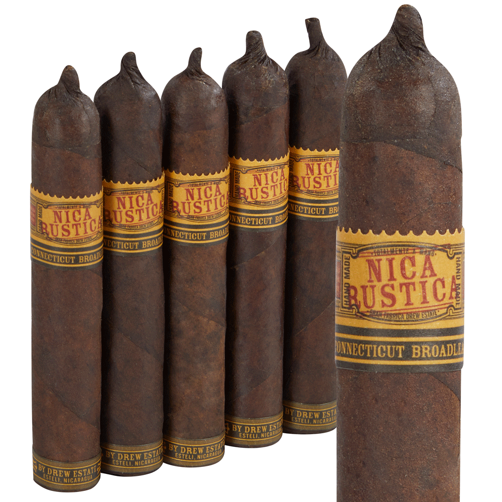 Drew Estate Nica Rustica Broadleaf | Short Robusto | Pack of 5