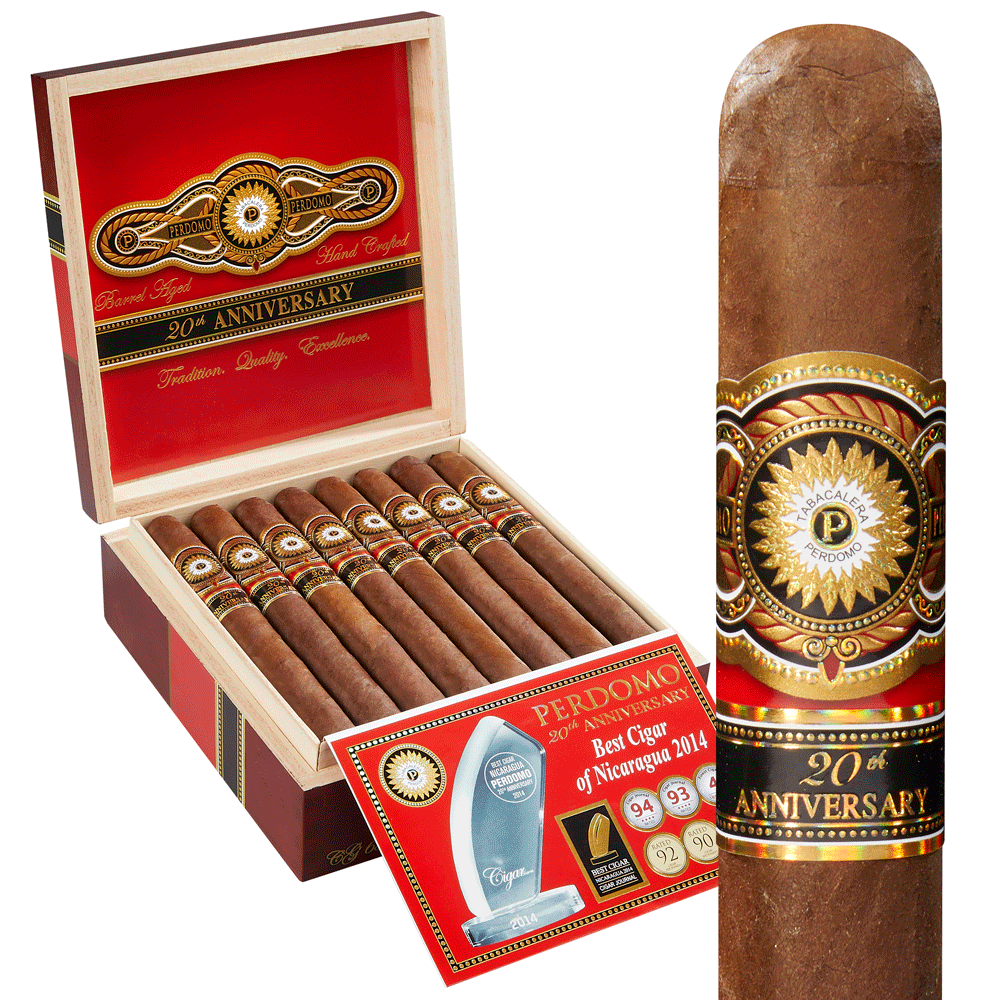 Perdomo 20th Anniversary Sun Grown | Corona Grande | Box of 24