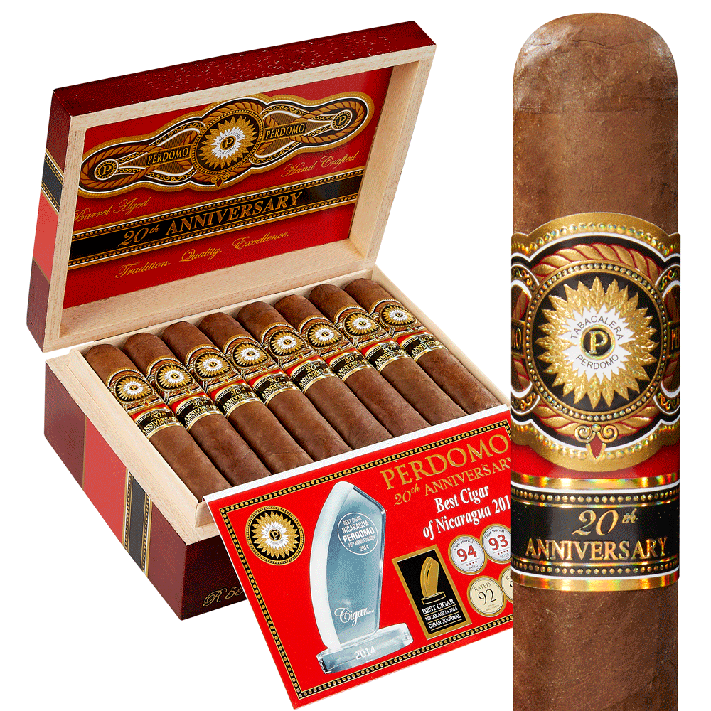 Perdomo 20th Anniversary Sun Grown | Robusto | Box of 24