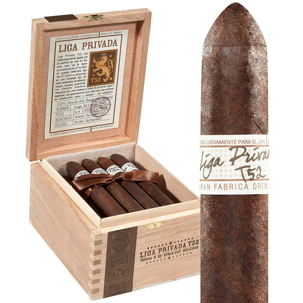 Drew Estate Liga Privada T52 | Corona Viva | Box of 24