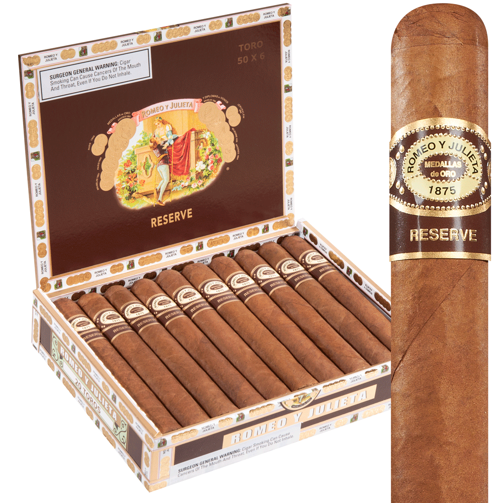 Romeo y Julieta Reserve | Toro BP | Box of 20