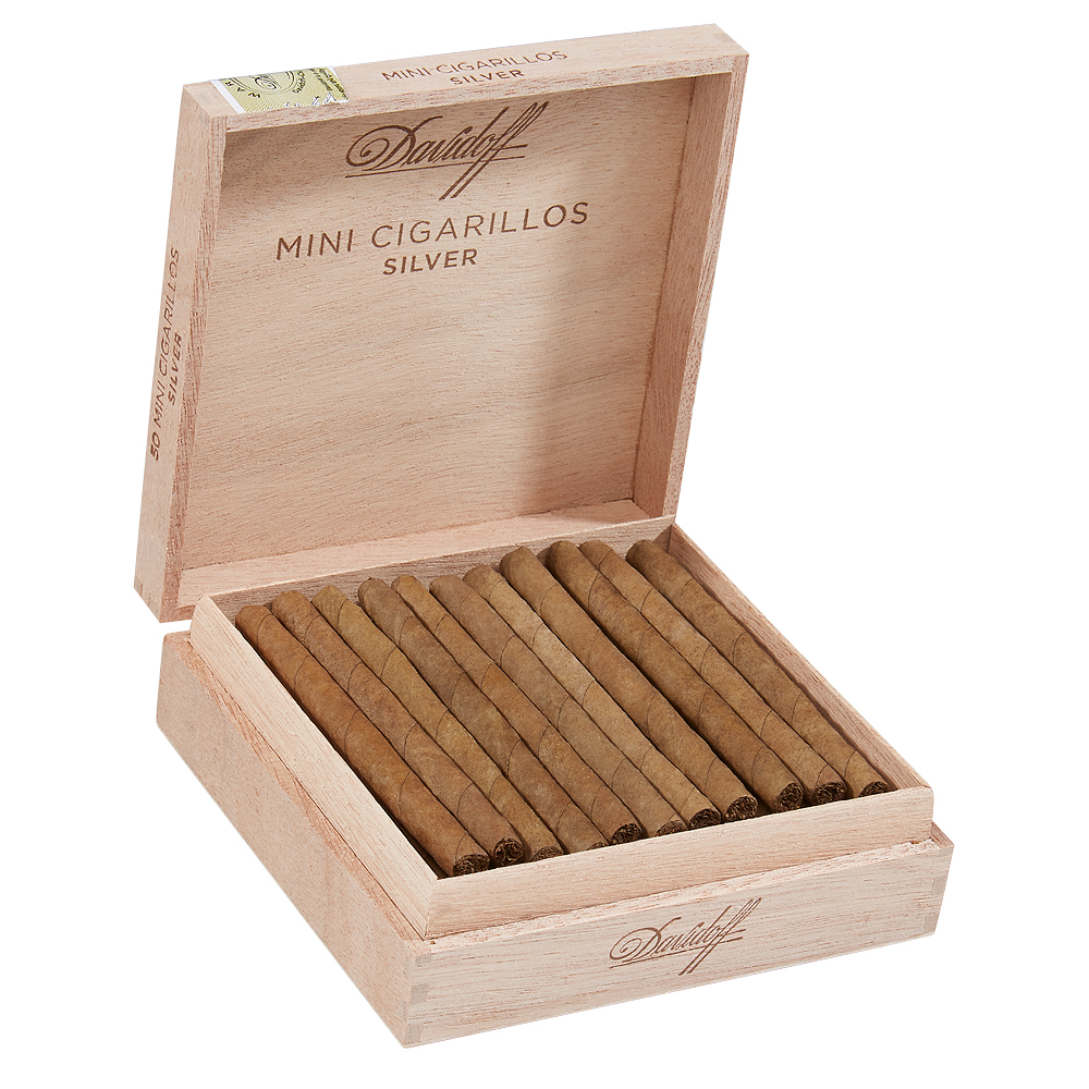 Davidoff Cigarillos | Mini Cigarillos - Silver | Box of 50