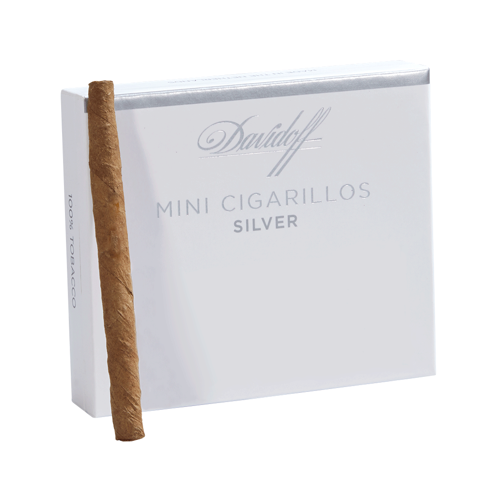 Davidoff Cigarillos | Mini Cigarillos - Silver [5/20] | Pack of 20