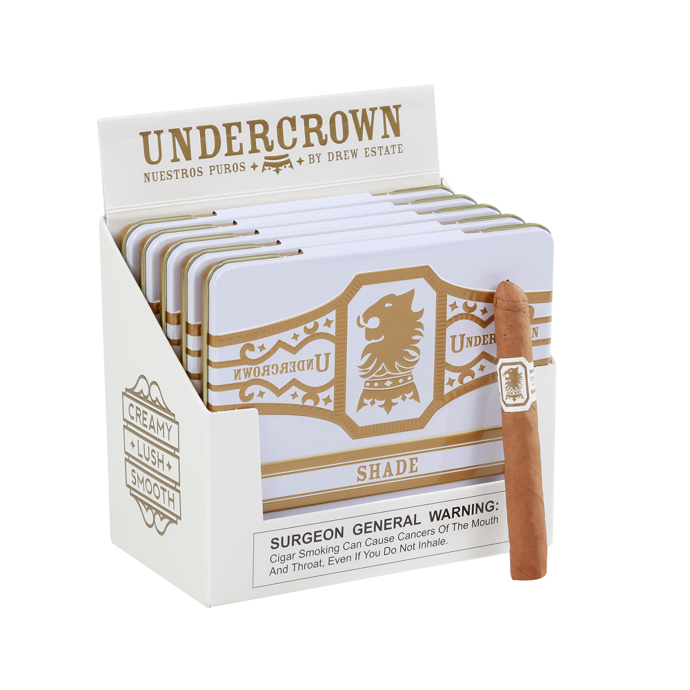 Drew Estate Undercrown Connecticut Shade | Coronets | Pack of 50 [5/10]