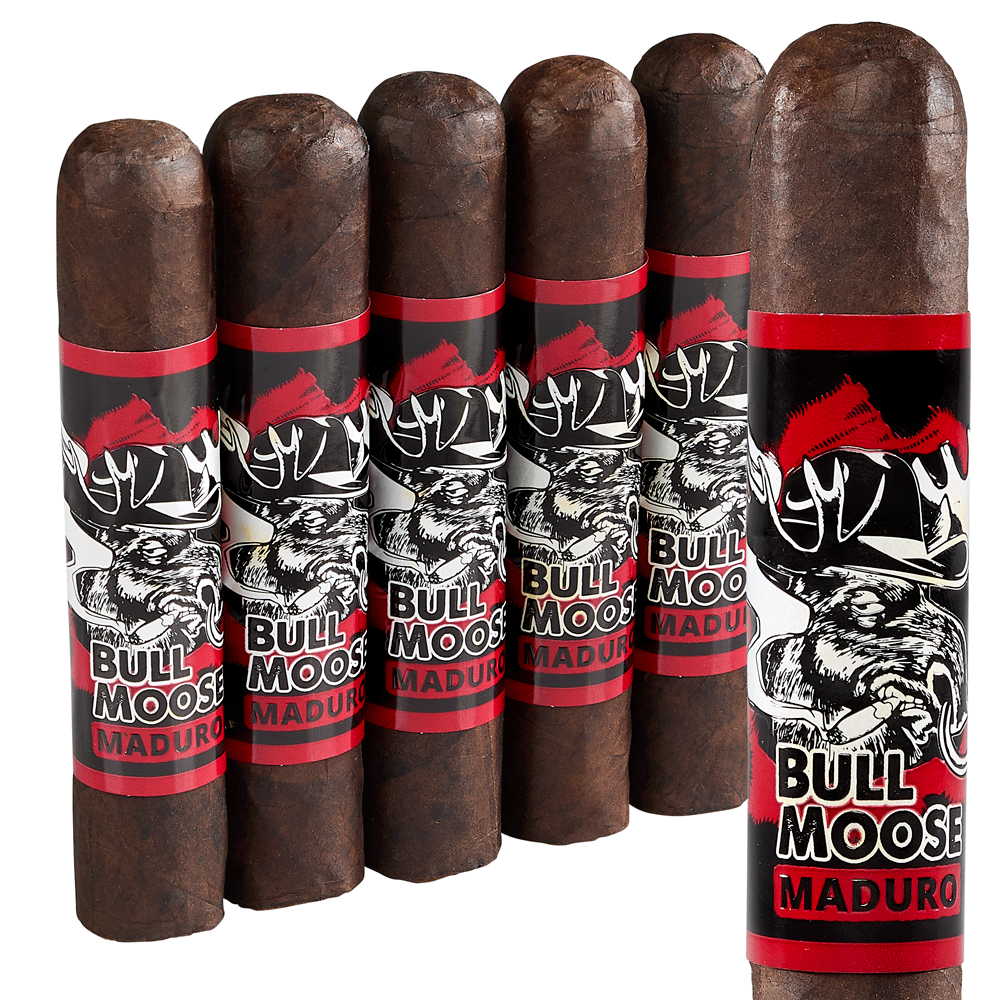 Chillin Moose Bull Moose Maduro | Robusto Gordo | Pack of 5