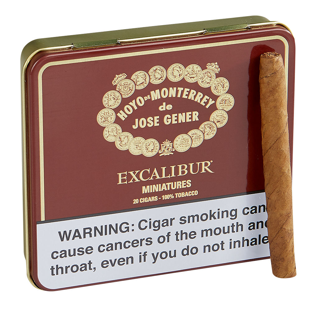 Hoyo de Monterrey Excalibur Cigarillos | Miniature - Natural | Pack of 20