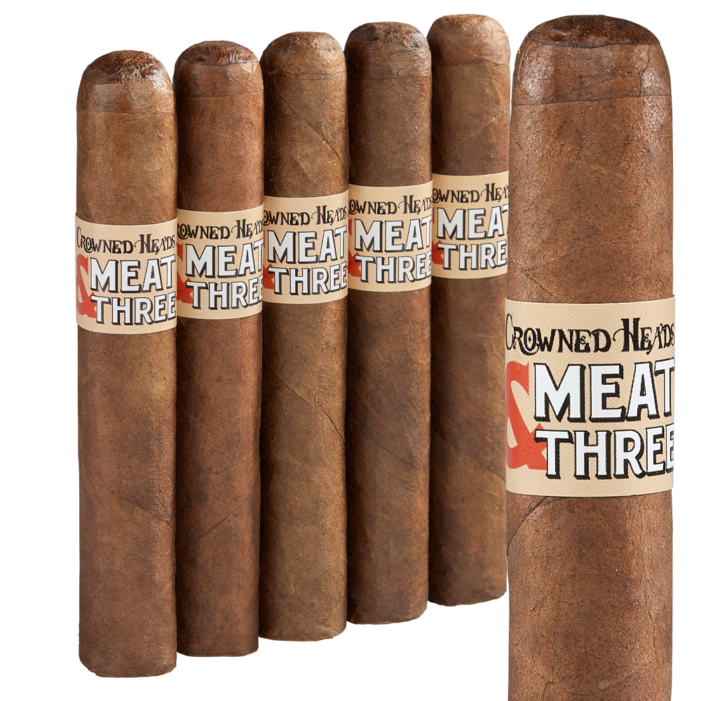 Crowned Heads Meat & Three | Robusto | Pack of 5