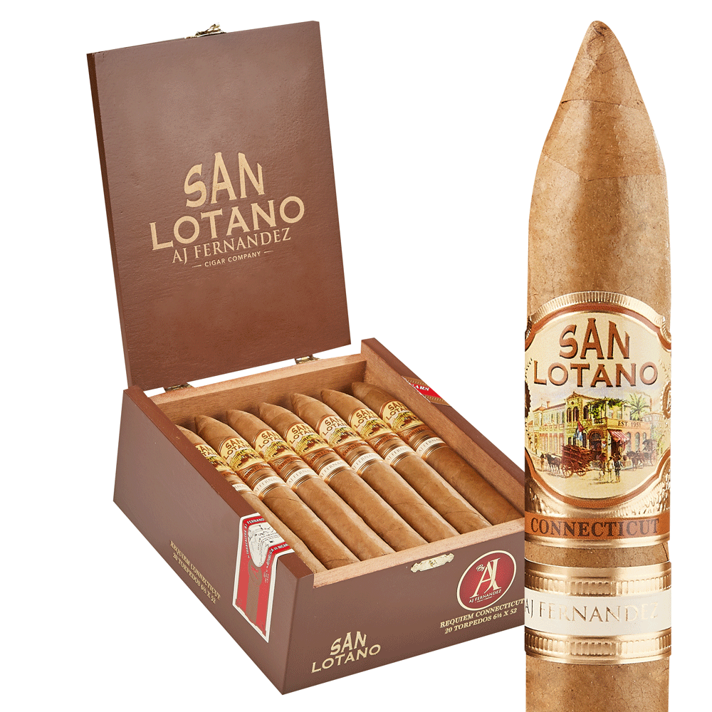 AJ Fernandez San Lotano Requiem Connecticut | Torpedo | Box of 20
