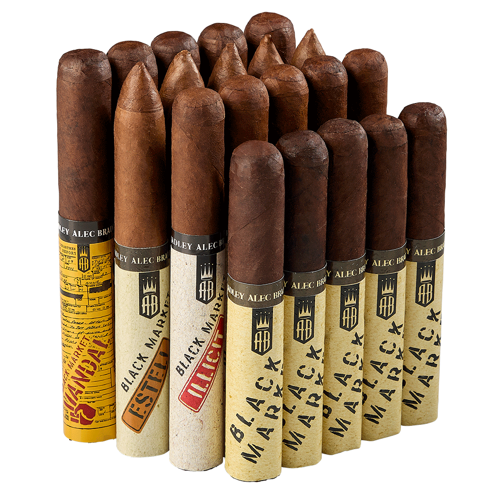 Alec Bradley Black Market Mega-Sampler | Alec Bradley Black Market Mega-Sampler | 20 Cigars