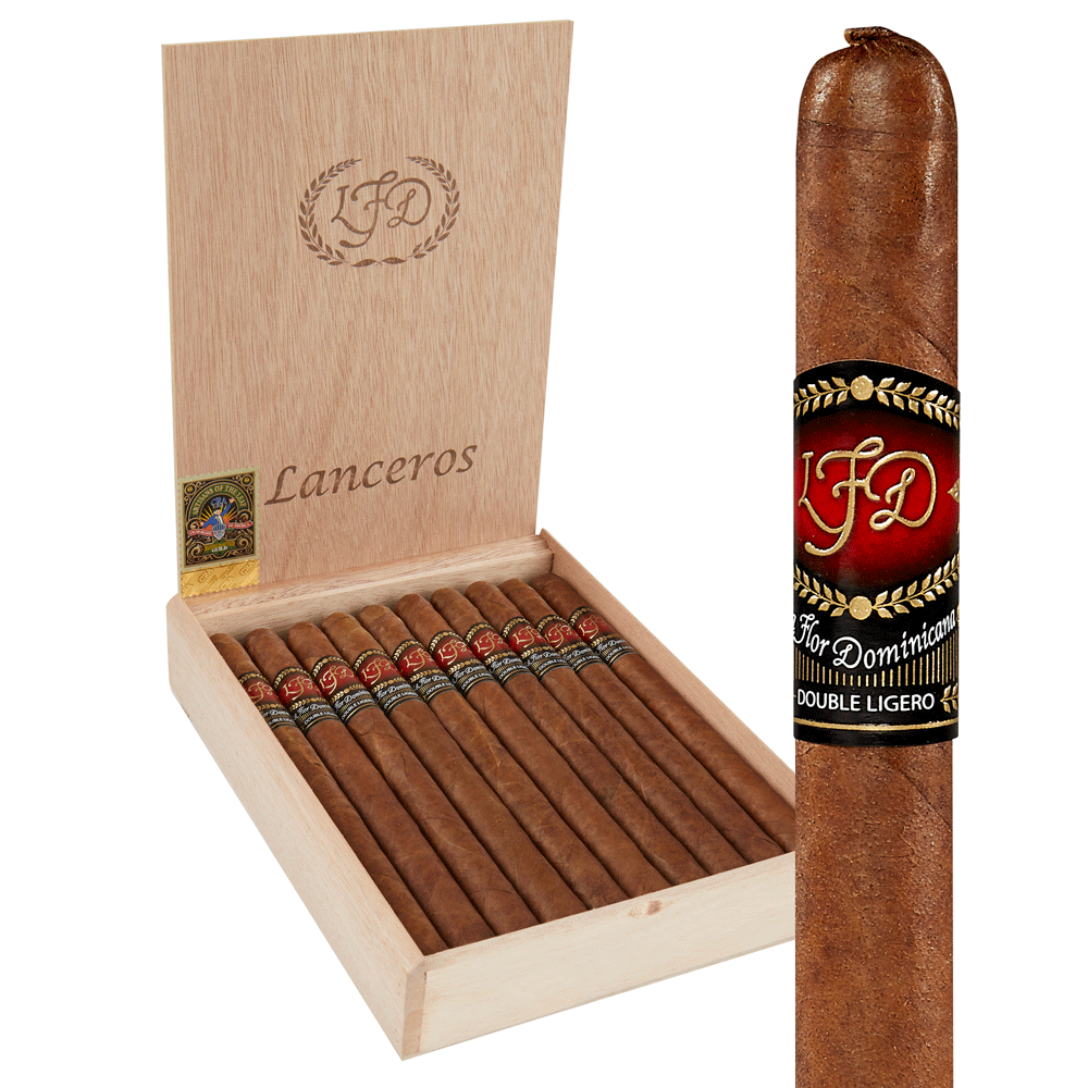 La Flor Dominicana Double Ligero | Churchill Especiales - Ocsuro Natural | Box of 20