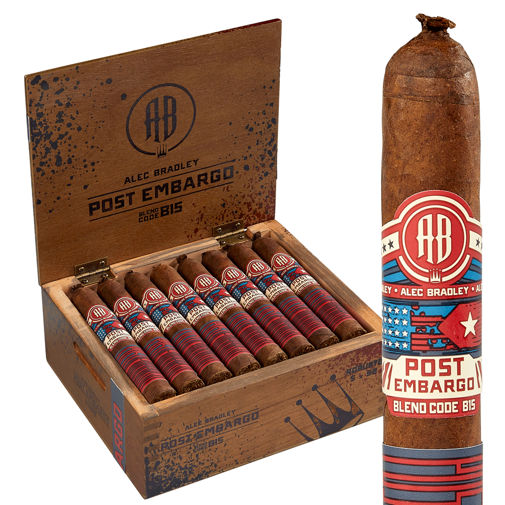 Alec Bradley Post Embargo Blend Code B15 | Robusto | Box of 24