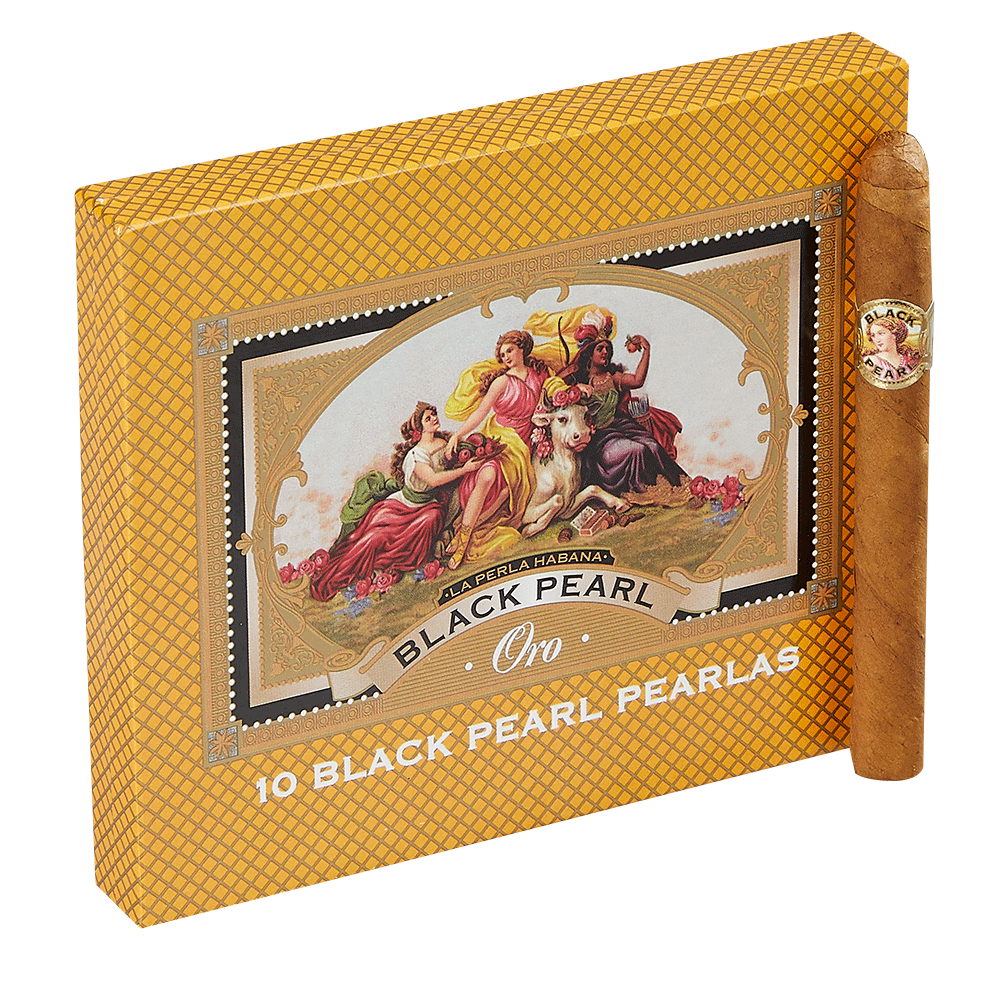 La Perla Habana Black Pearl Oro | Pearlas | Pack of 10