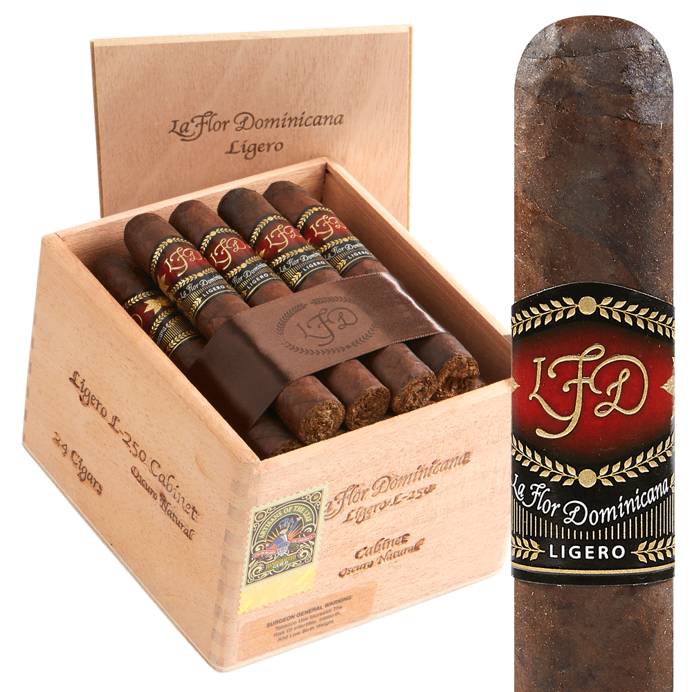 La Flor Dominicana Ligero Cabinet | L-250 | Box of 24