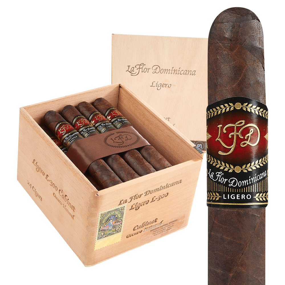 La Flor Dominicana Ligero Cabinet | L-300 | Box of 24