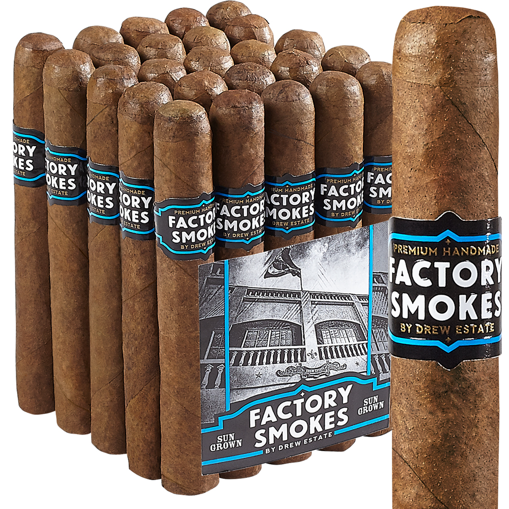 Drew Estate Factory Smokes Sun Grown | Toro | Pack of 25