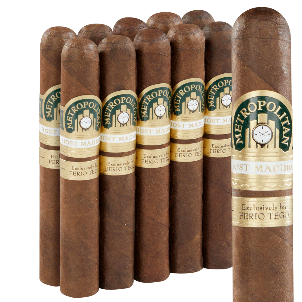 Ferio Tego Metropolitan Host Maduro | Hobart | Pack of 10