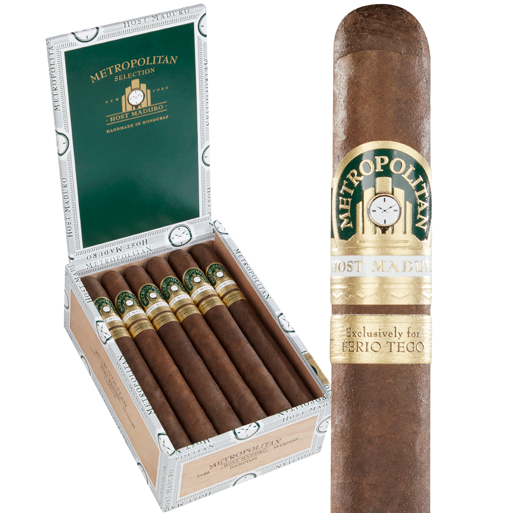 Ferio Tego Metropolitan Host Maduro | Hampton | Box of 18
