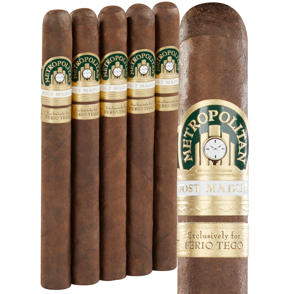 Ferio Tego Metropolitan Host Maduro | Hampton | Pack of 5