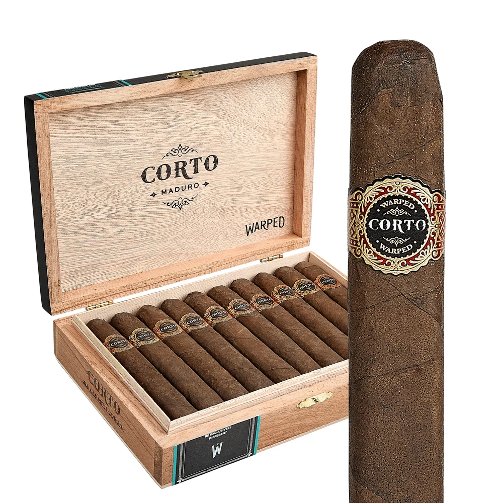 Warped Corto Maduro | X54 Robusto (5.0" x 54 | Pack of 5