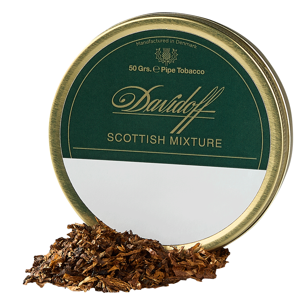Davidoff Scottish Mixture Pipe Tobacco | Davidoff Scottish Mixture Pipe Tobacco | 1.75 Ounce Tin