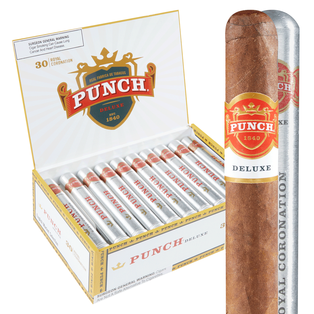 Punch Deluxe | Royal Coronation Tubes | Box of 30