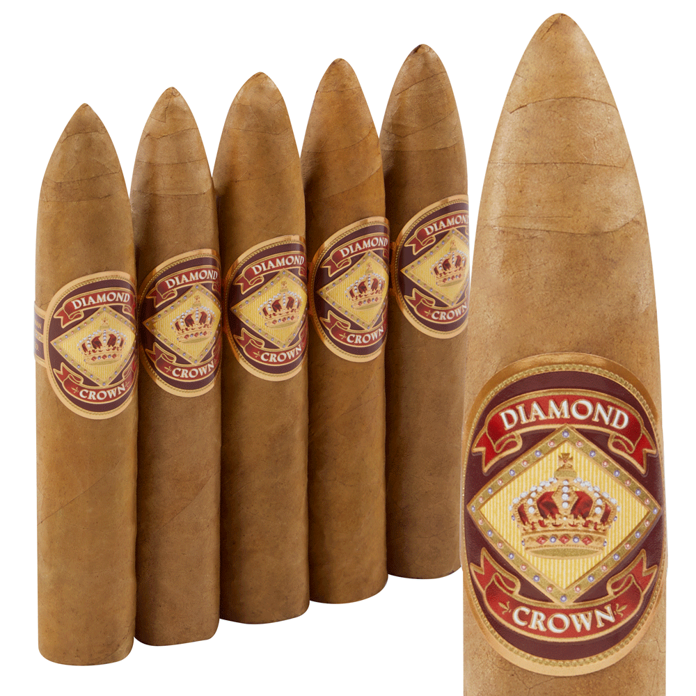 Diamond Crown | #8 (Torpedo) - Natural | Pack of 5
