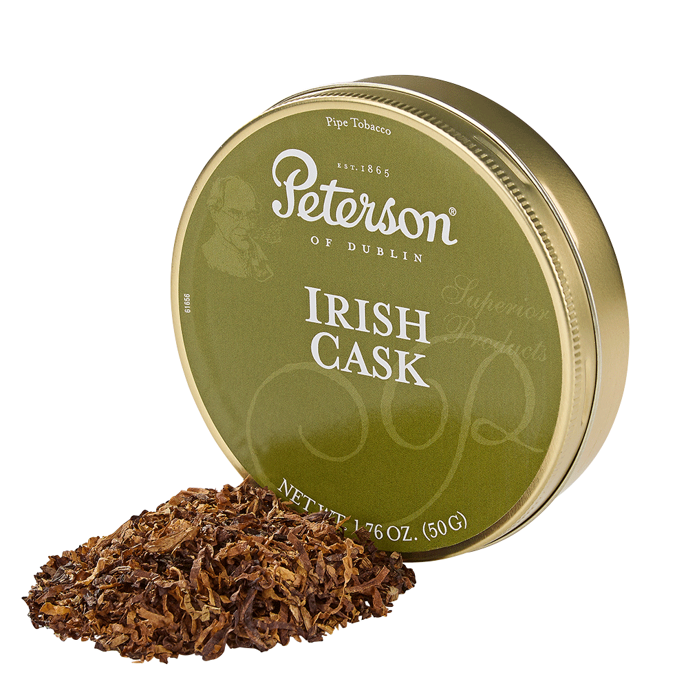 Peterson Irish Cask Pipe Tobacco | Peterson Irish Cask Pipe Tobacco | 1.75 Ounce Tin