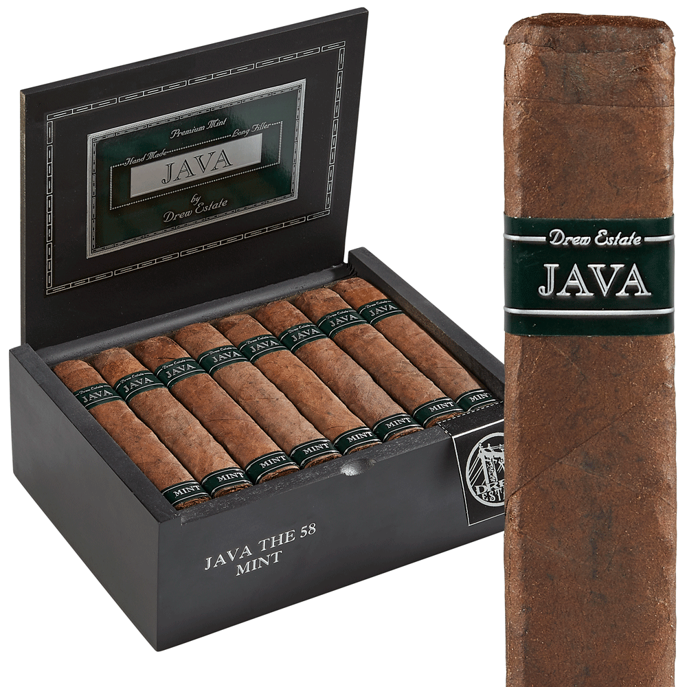Java Mint by Drew Estate | The 58 - Mint | Box of 24