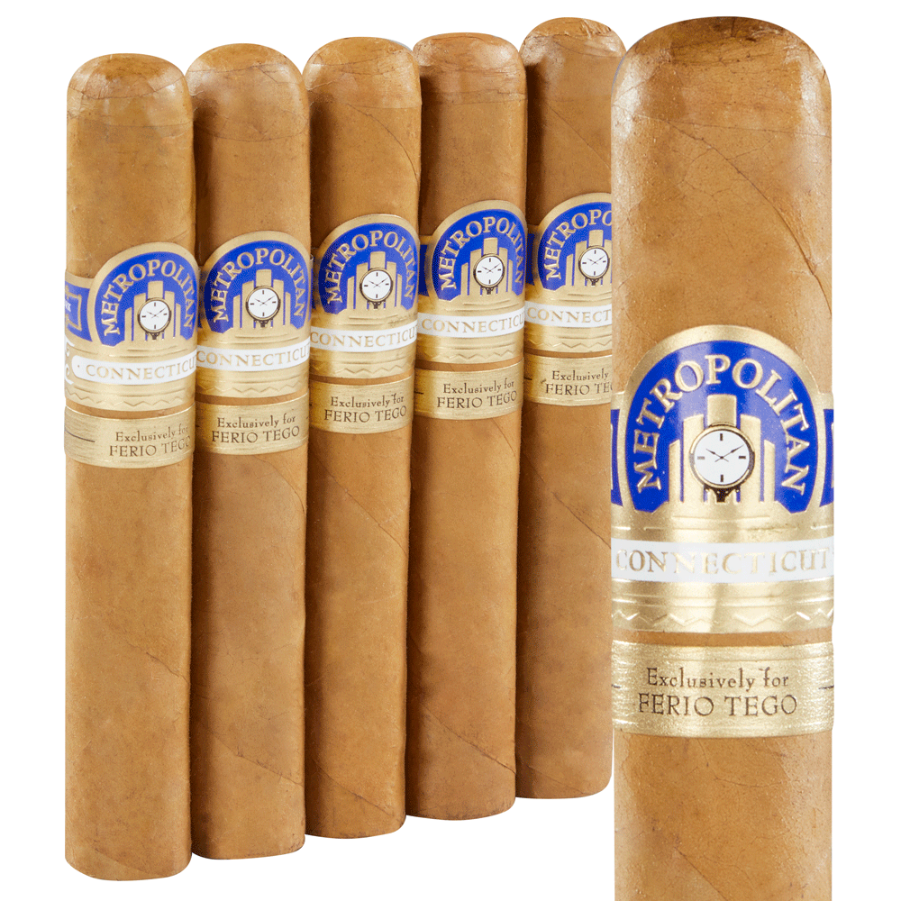 Ferio Tego Metropolitan Connecticut | Gordo | Pack of 5