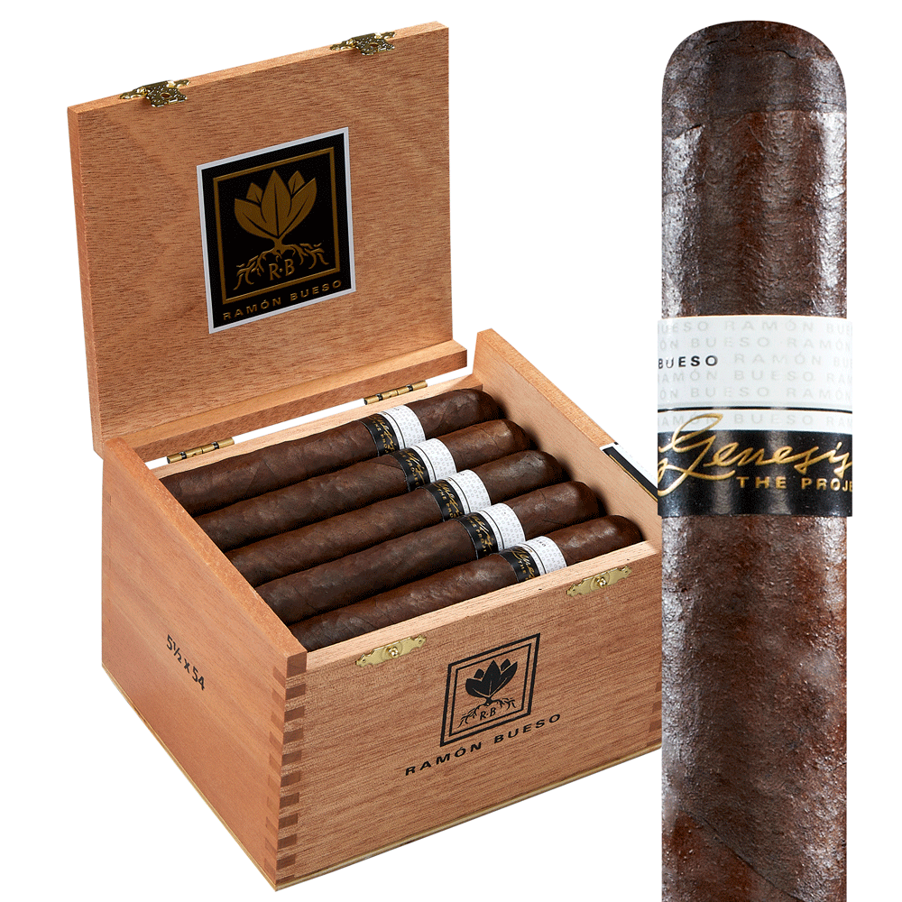 Ramon Bueso Genesis The Project | Toro | Box of 20
            
                
                    
                         + 5 Cigars