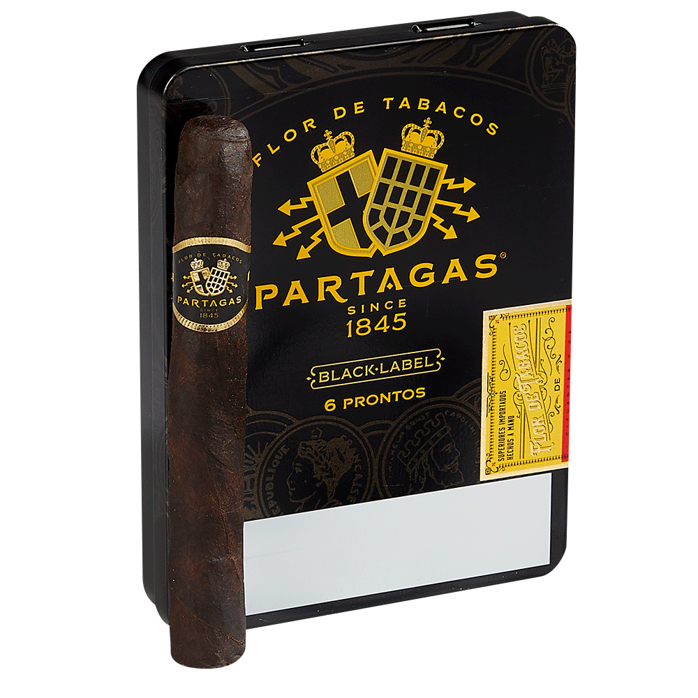 Partagas Black Label Pronto (Cigarillo) | Pronto Tin [5/6] | Pack of 6