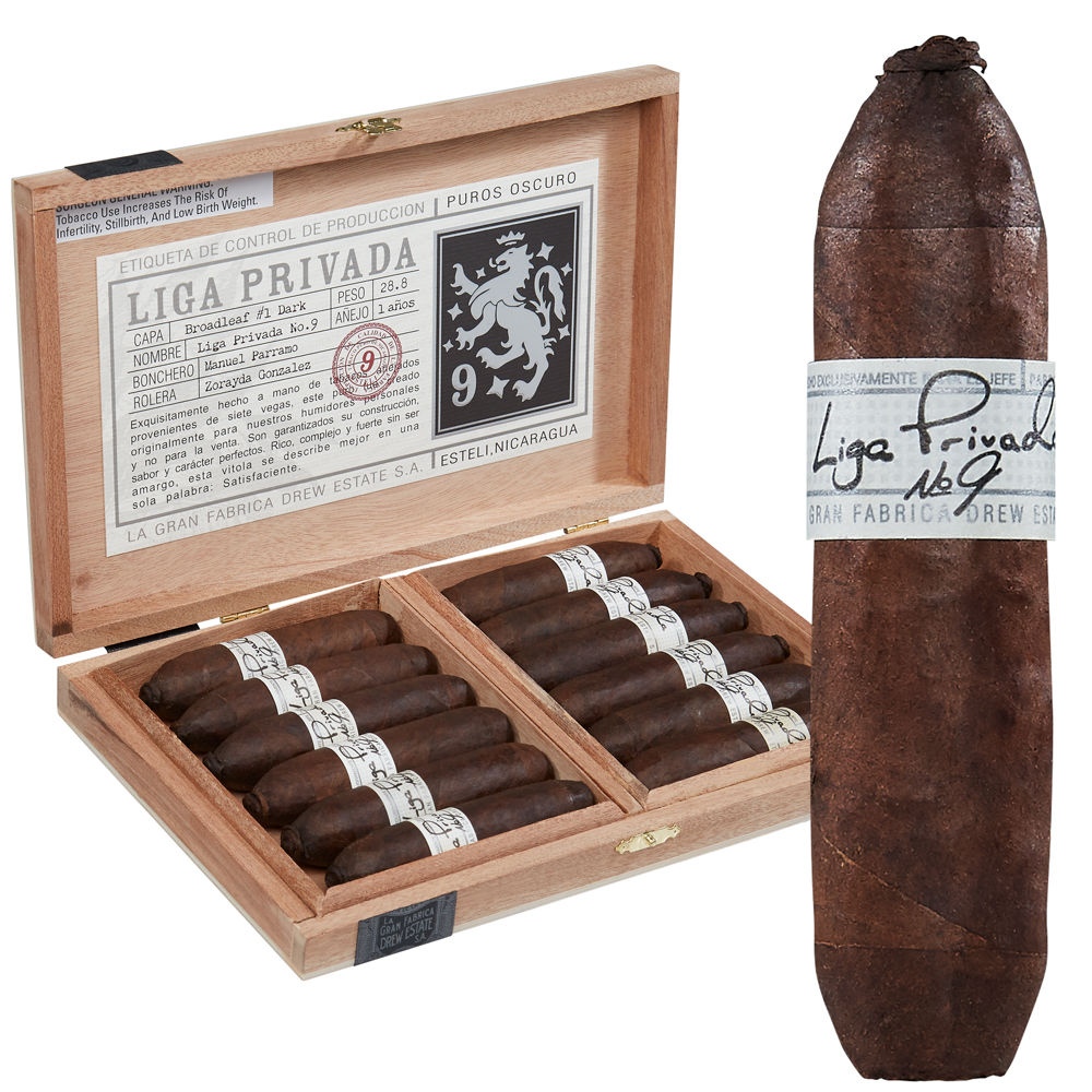 Drew Estate Liga Privada No. 9 Flying Pig | Drew Estate Liga Privada No. 9 | Box of 12