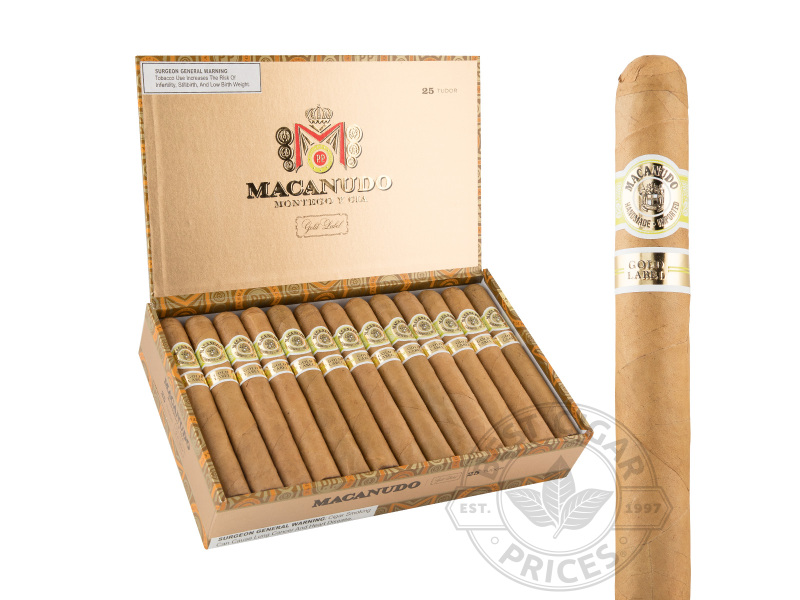 Macanudo Gold Label Tudor - 25 Cigars