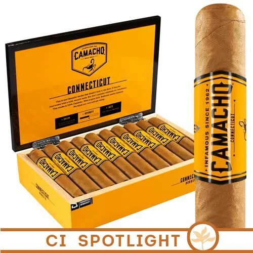 Camacho Connecticut | Robusto Tubo | Pack of 5