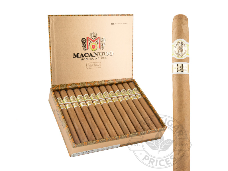 Macanudo Gold Label Shakespeare - 25 Cigars