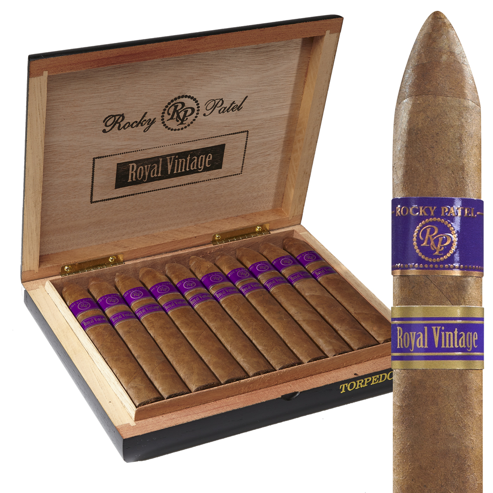 Rocky Patel Royal Vintage | Torpedo | Box of 20
            
                
                    
                         + 10 Cigars