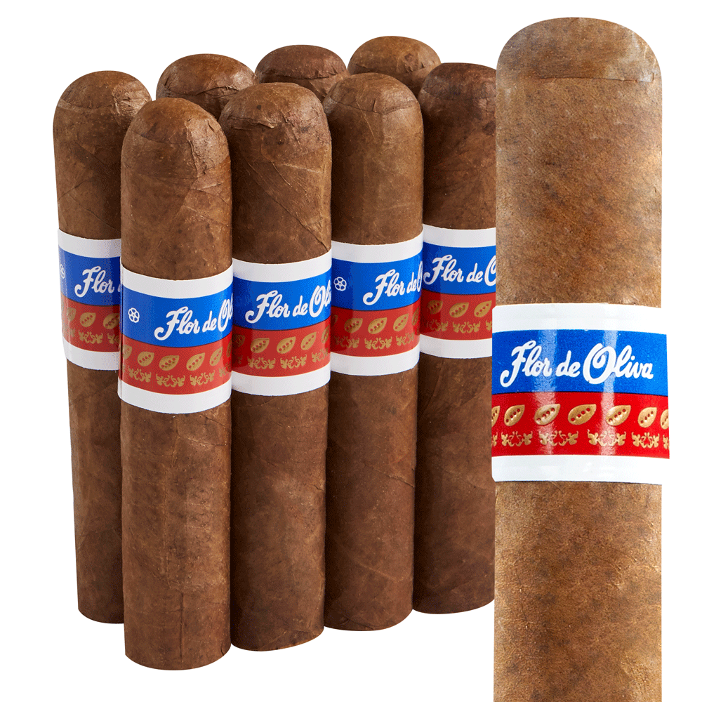 Flor de Oliva Maduro | Giants 560 - Natural | Pack of 8