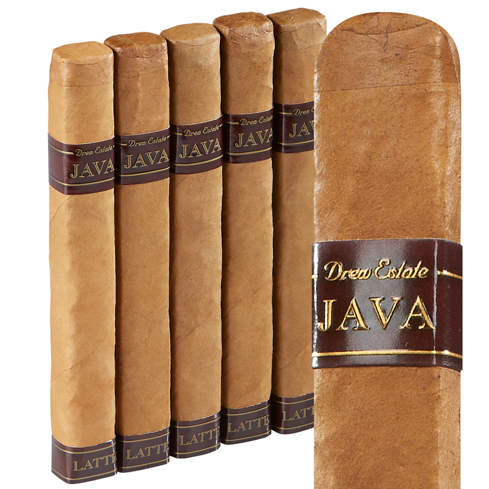 Java by Drew Estate | Robusto - Latte | Pack of 5