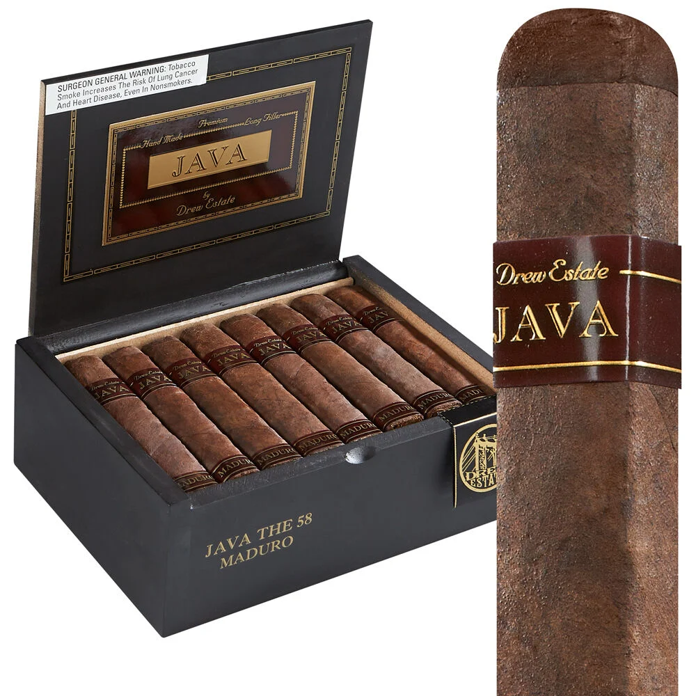 Java by Drew Estate | The 58 - Latte | Pack of 5