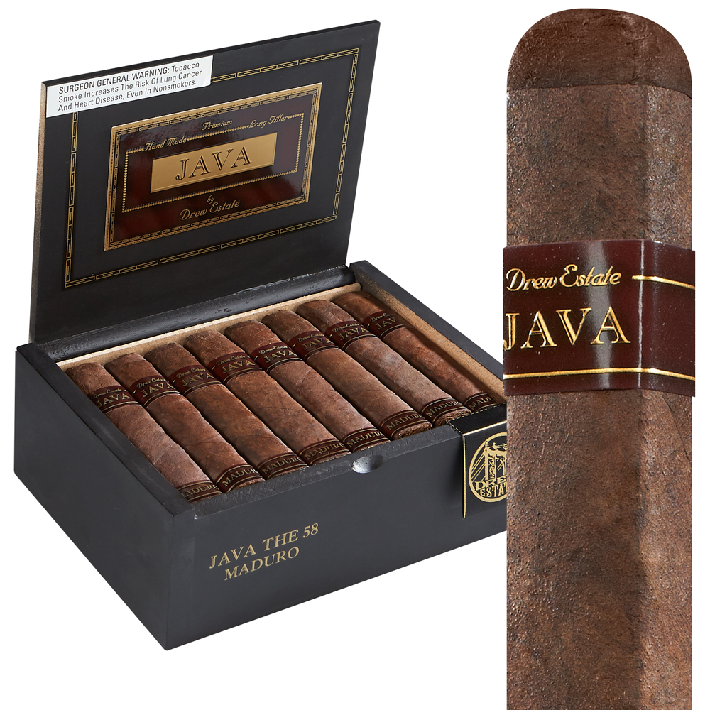 Java by Drew Estate | The 58 - Maduro | Box of 24