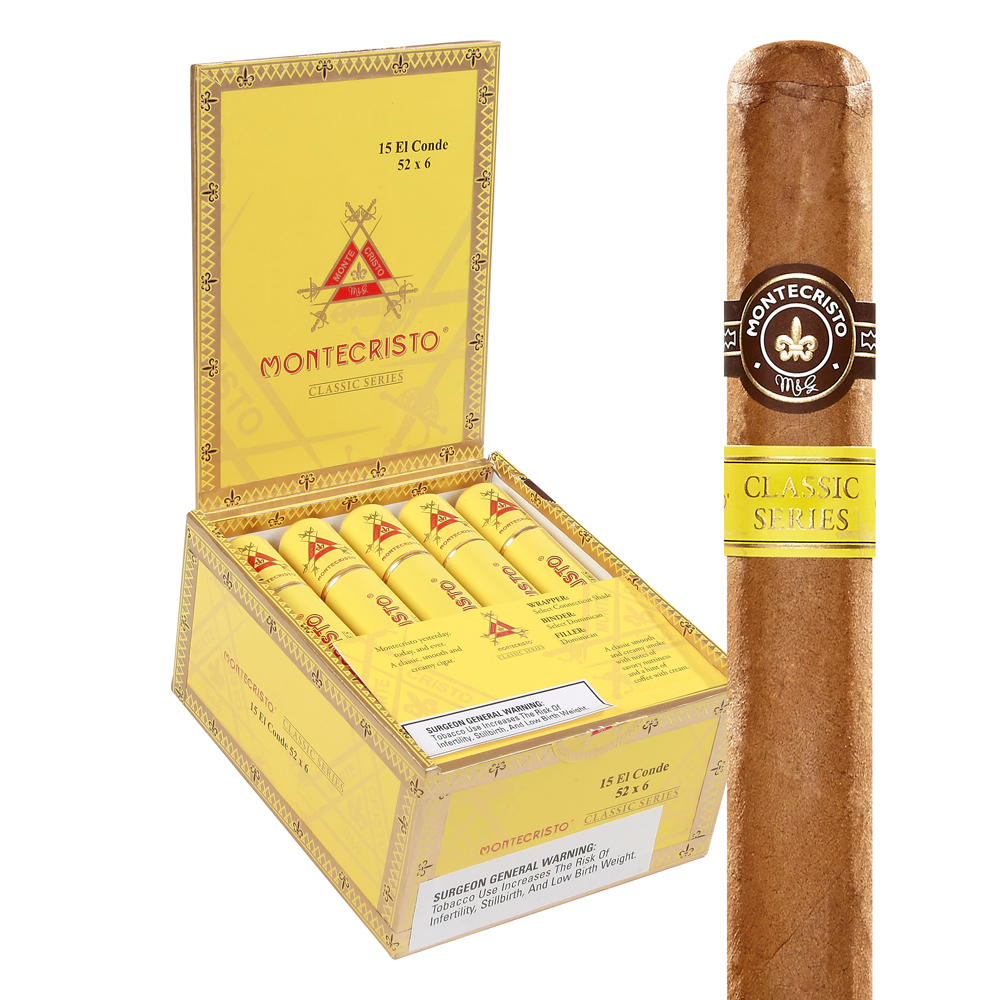 Montecristo Classic | El Conde en Tubo | Box of 15