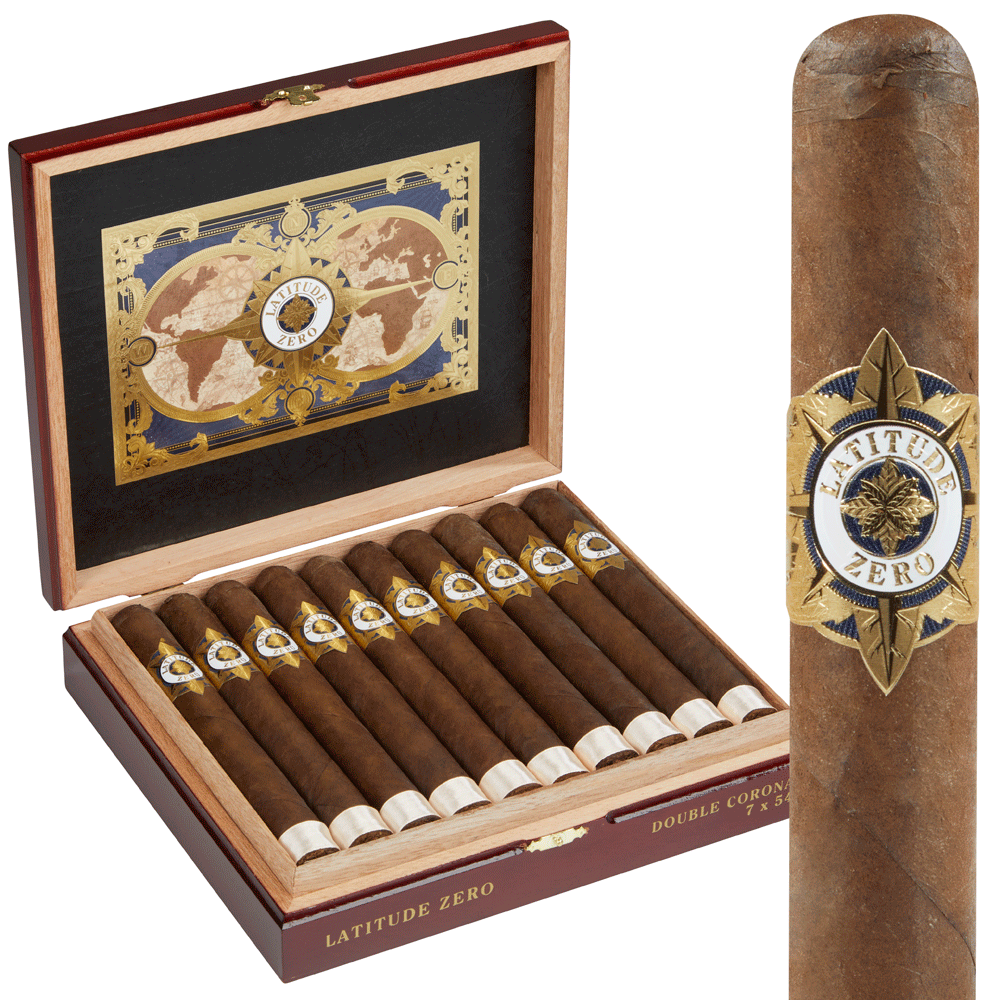 Latitude Zero | Double Corona | Box of 20
            
                
                    
                         + 5 Cigars