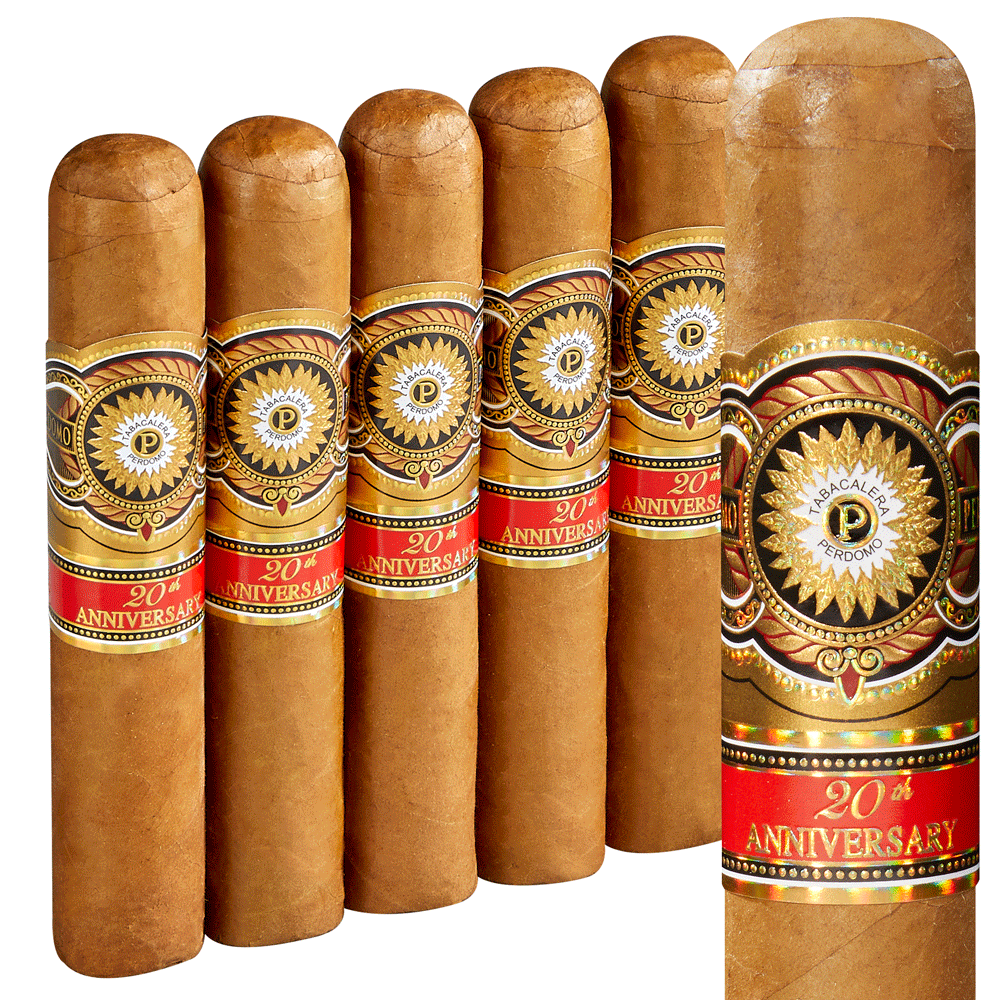 Perdomo 20th Anniversary Connecticut | Robusto | Pack of 5