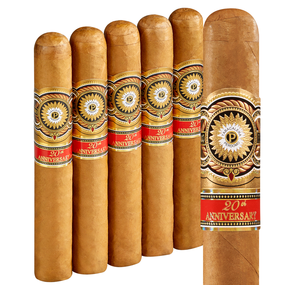 Perdomo 20th Anniversary Connecticut | Epicure | Pack of 5