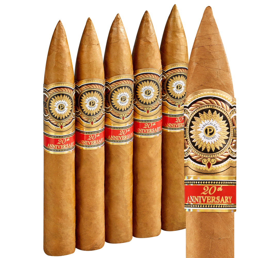 Perdomo 20th Anniversary Connecticut | Torpedo | Pack of 5