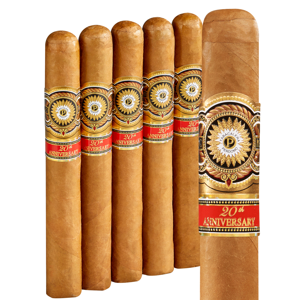 Perdomo 20th Anniversary Connecticut | Churchill | Pack of 5