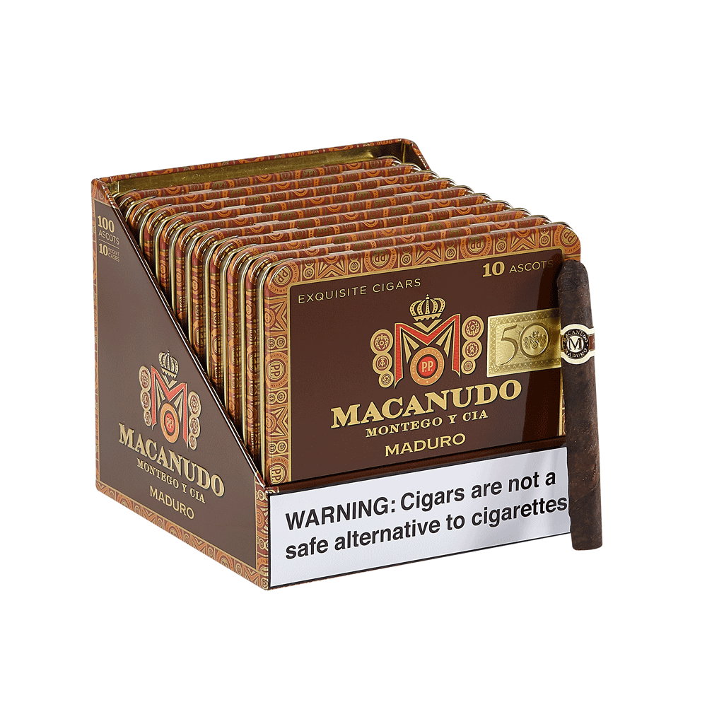 Macanudo Maduro | Ascot | Pack of 100
