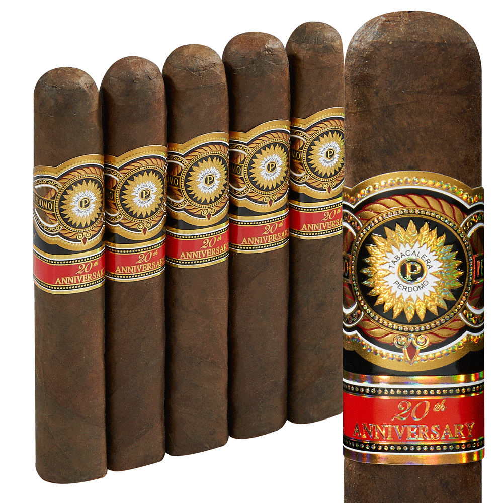 Perdomo 20th Anniversary Maduro | Gordo | Pack of 5