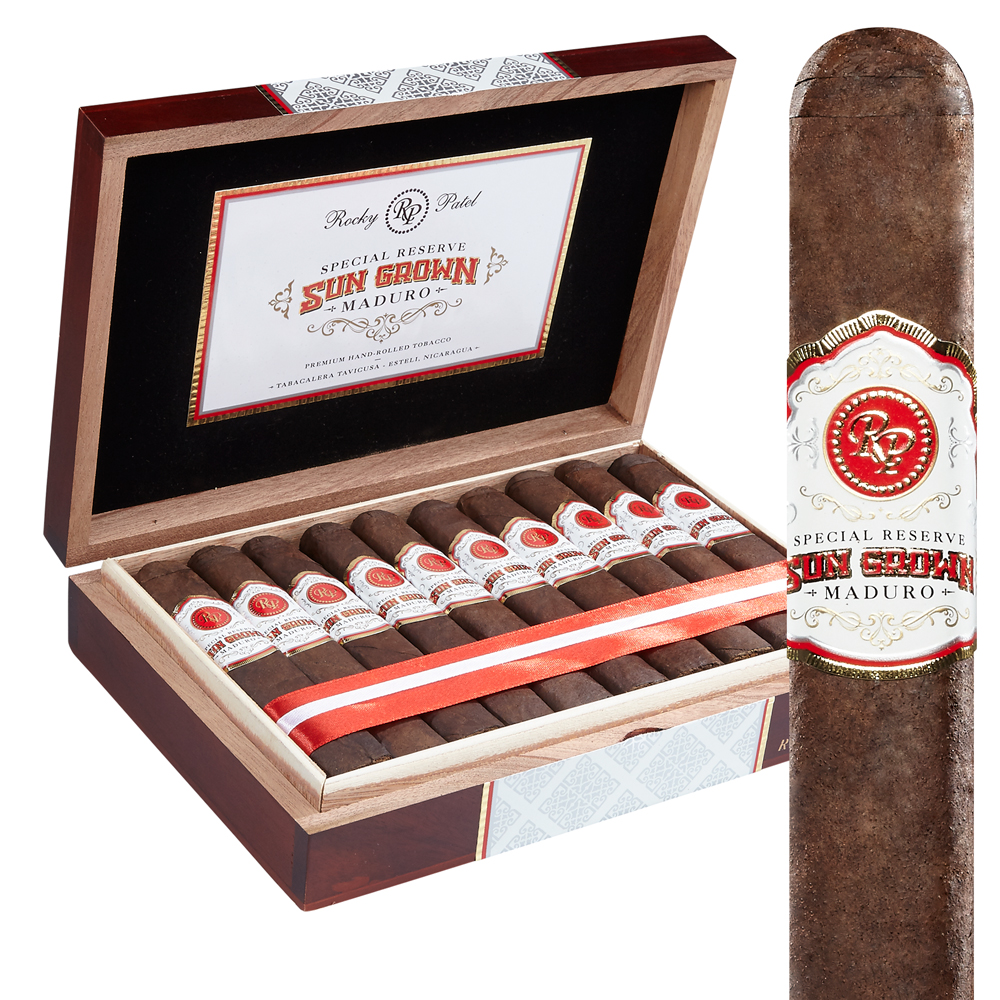 Rocky Patel Sun Grown Maduro | Robusto | Box of 20
            
                
                    
                         + 10 Cigars